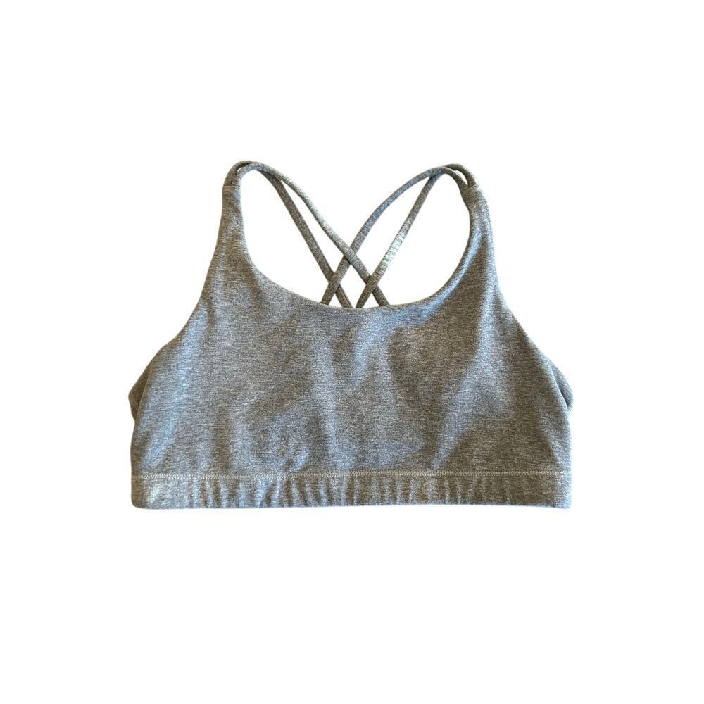 Athleta Girl Sports Bra Size Extra Extra Large (16) heathered Gray